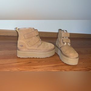 Womens UGG® Neumel Platform Chukka Boot - Chestnut